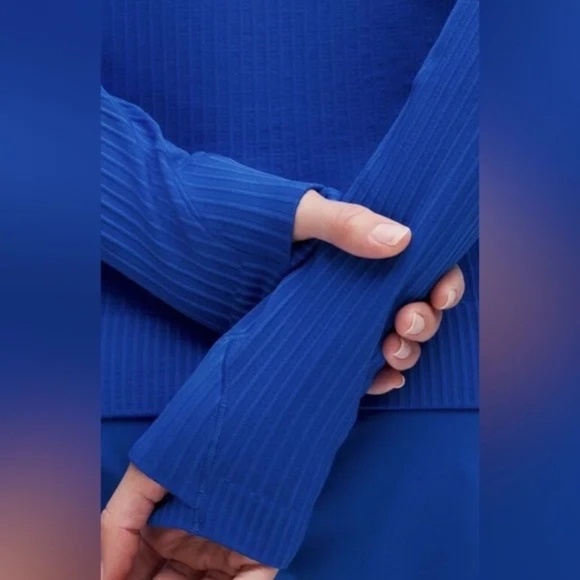 NWT Lululemon Rest Less Pullover SZ 8 - Blue - Picture 2 of 9